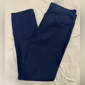 H&M pants, blue, never worn, slim fit, size 33R